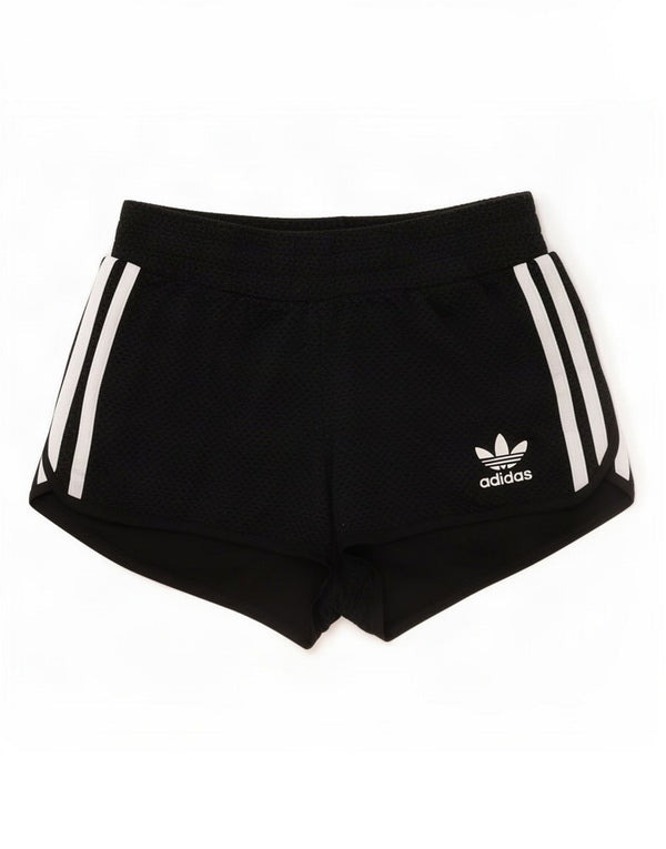 Adidas Womens Sport Shorts UK 6 XS Black Polyester