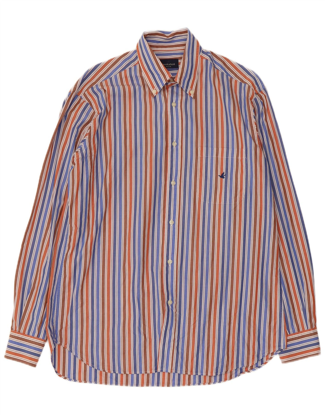 Brooksfield Herreskjorte str. 41 Medium Flerfarvet Stribet