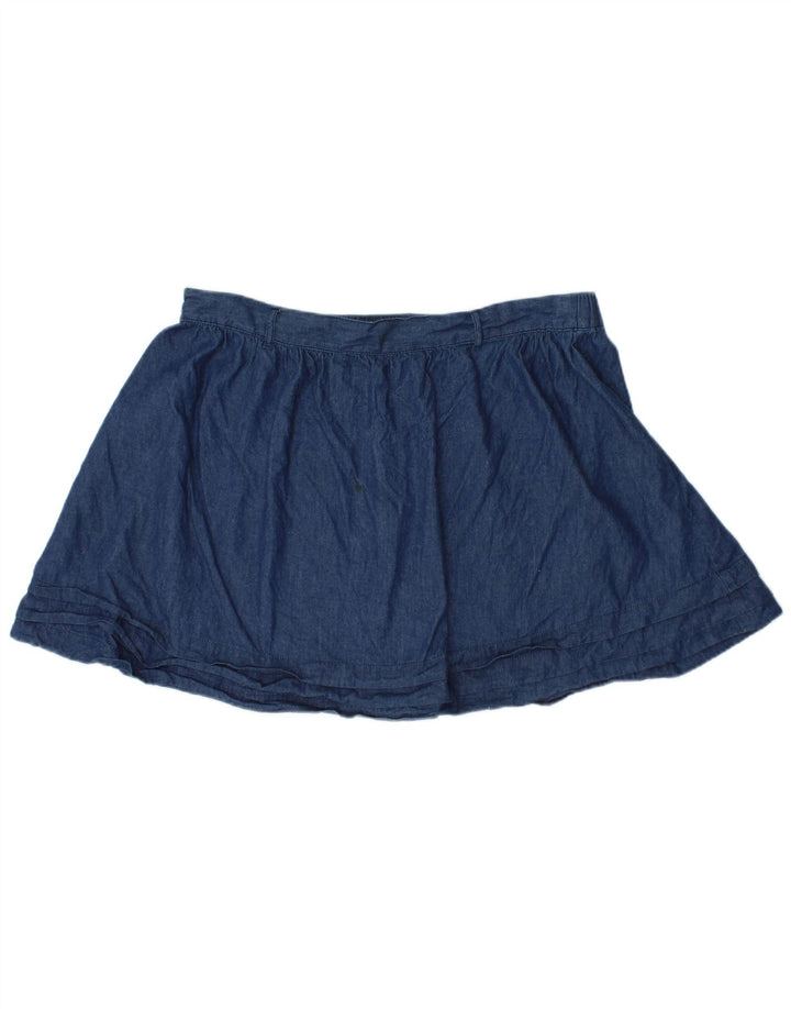 OASIS Womens Mini Denim Skirt UK 16 Large W34  Blue Cotton