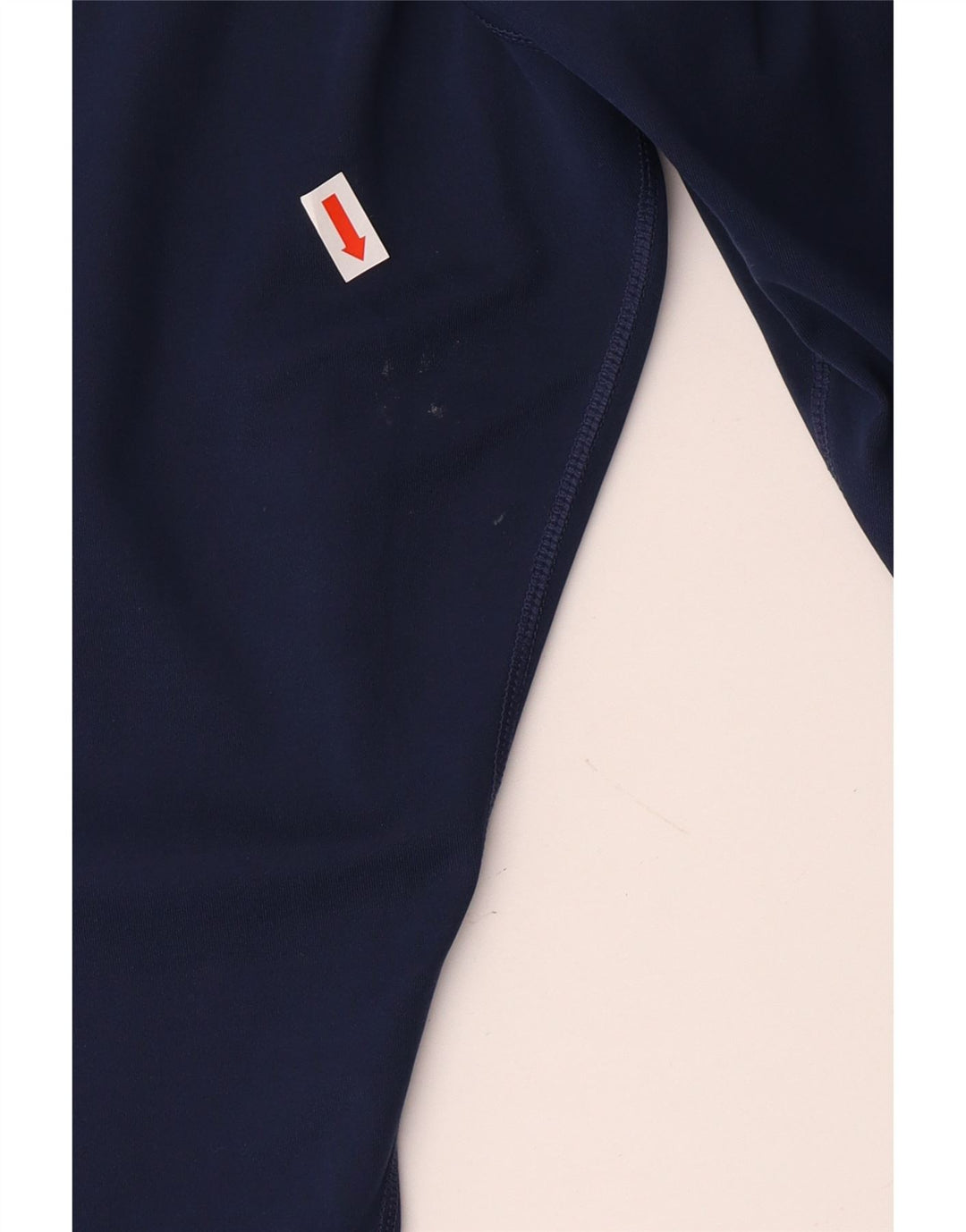 NIKE Dame Dri Fit Leggings UK 10 Small Navy Blue Polyester