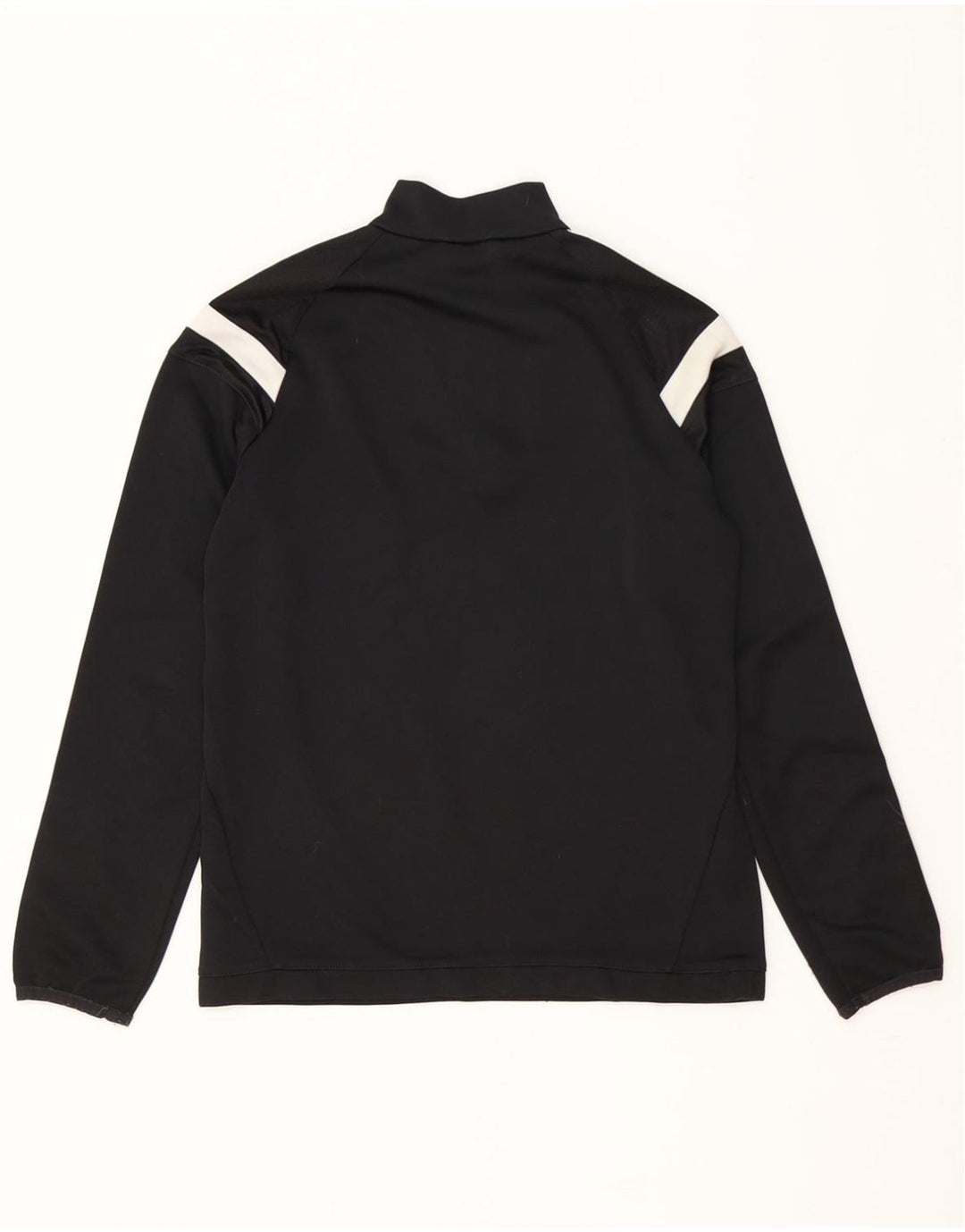 ADIDAS Boys Climacool Zip Neck Pullover Tracksuit Top 11-12 Years Black Vintage Adidas and Second-Hand Adidas from Messina Hembry 