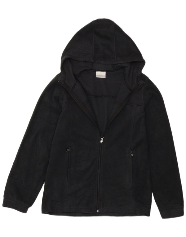 Columbia Girls Hooded Fleecejakke 14-15 år Stor Sort Polyester