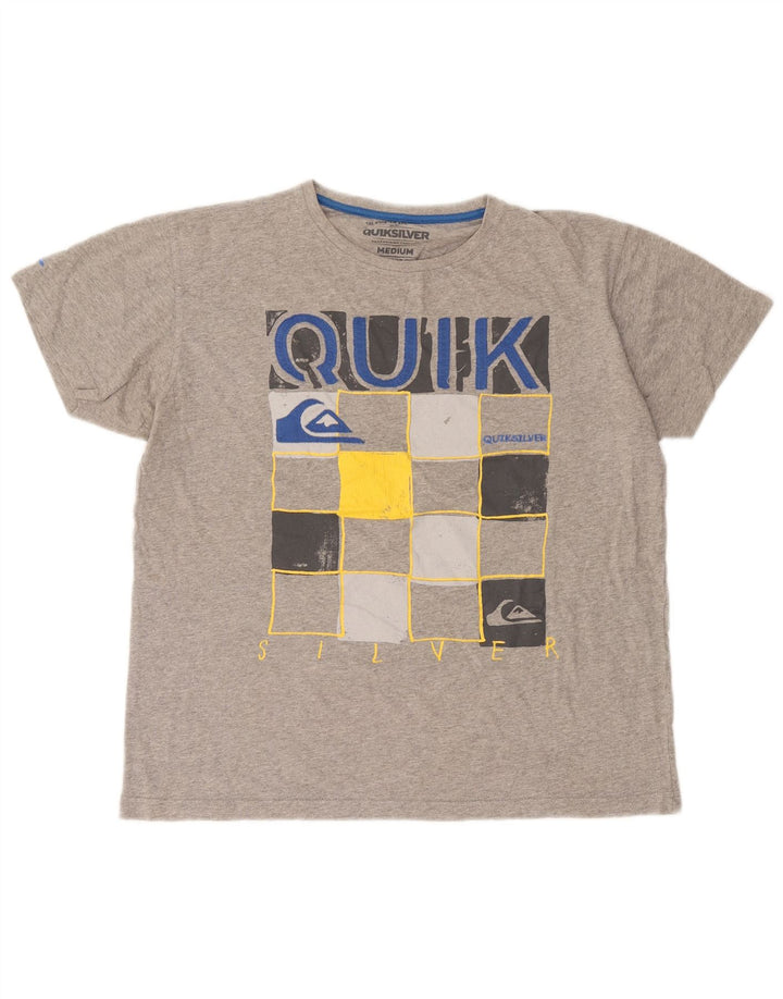 Quiksilver Herre Regular Fit grafisk T-shirt top mellemgrå