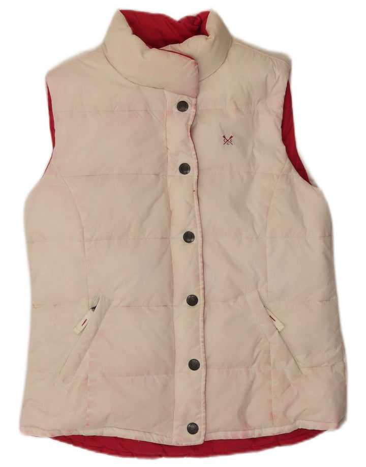 J. Crew Womens Vendbar Polstret Gilet UK 12 Medium Pink Nylon