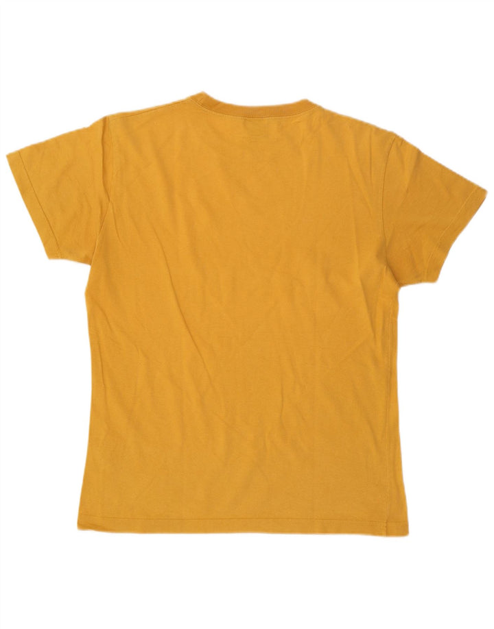 Meltin' Pot Herre grafisk T-shirt Top Medium Gul Bomuld