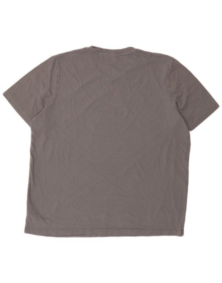 Adidas Herre T-Shirt Top XL Grå Bomuld