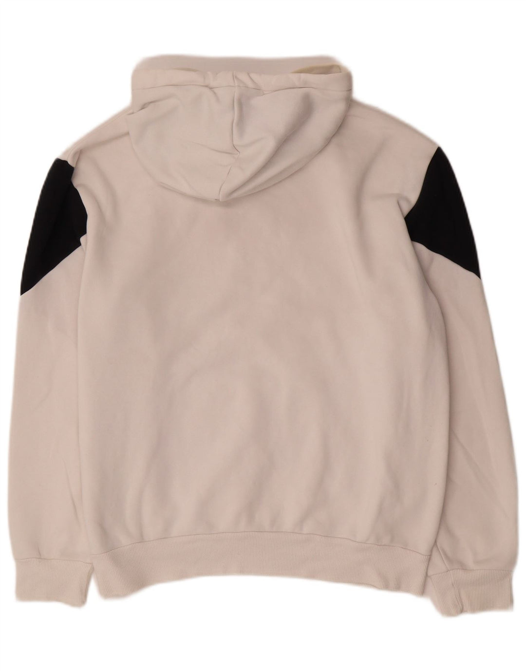 Puma Herre grafisk hættetrøje Jumper Medium Off White Colourblock
