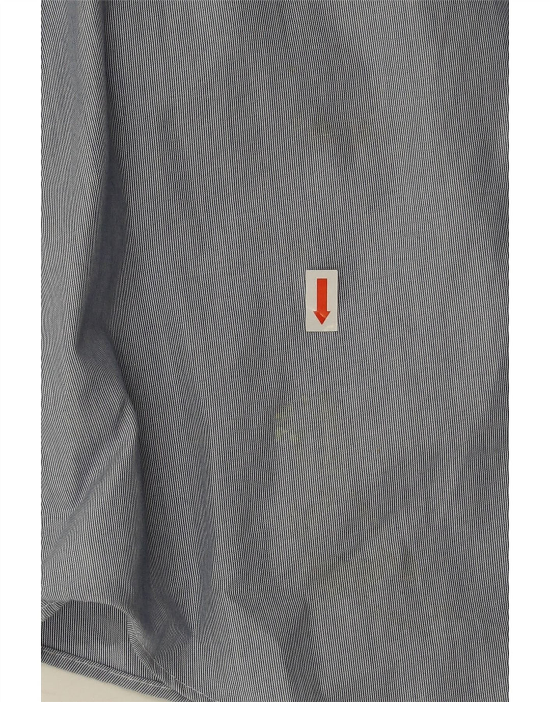 Calvin Klein Herre Tætsiddende Skjorte Størrelse 39 15 1/2 Medium Blå Tynd Stribet