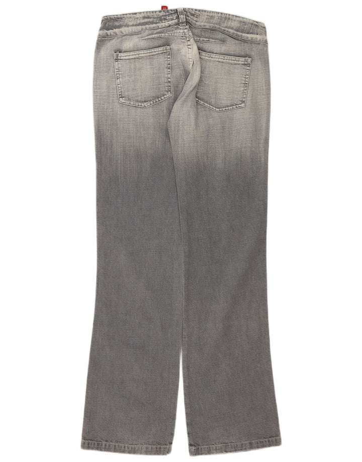 FISHBONE Womens Bootcut Jeans  W28 L34 Grey Cotton