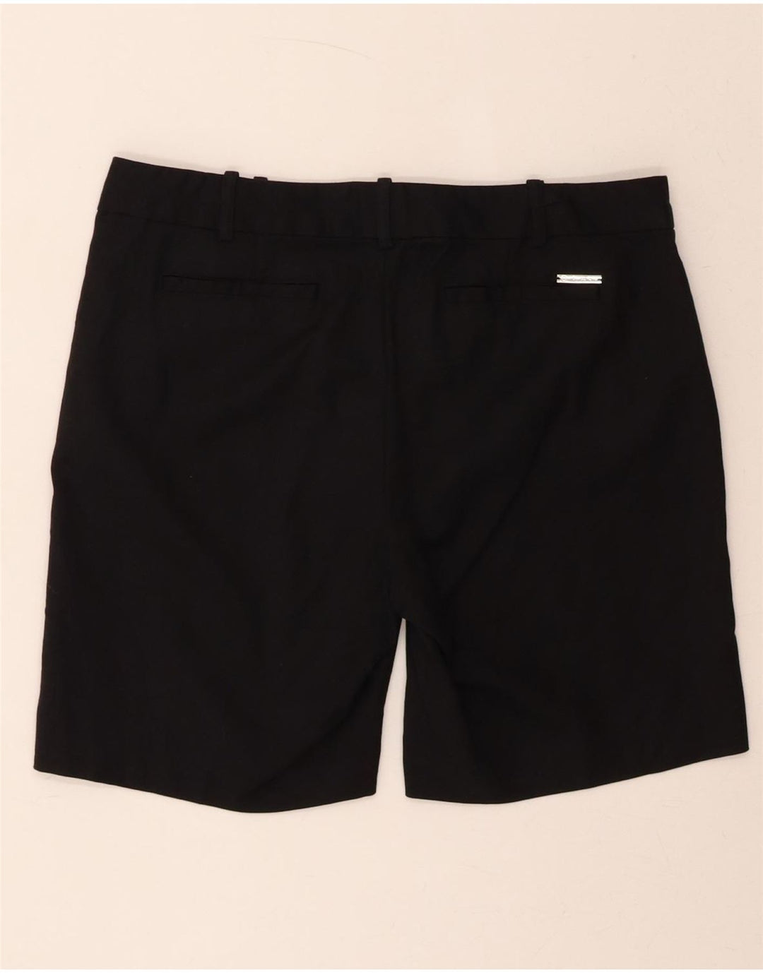 MICHAEL KORS Womens Chino Shorts US 10 Large W34 Black Cotton Vintage Michael Kors and Second-Hand Michael Kors from Messina Hembry 