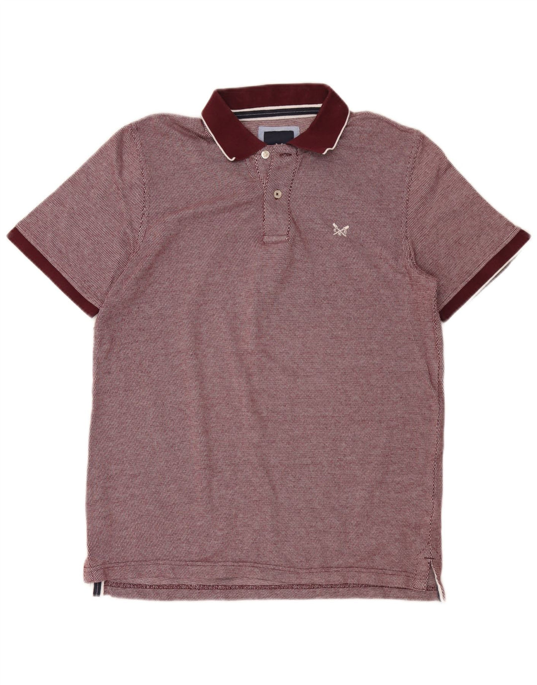 Besætningstøj Herre poloshirt Medium Bourgogne bomuld