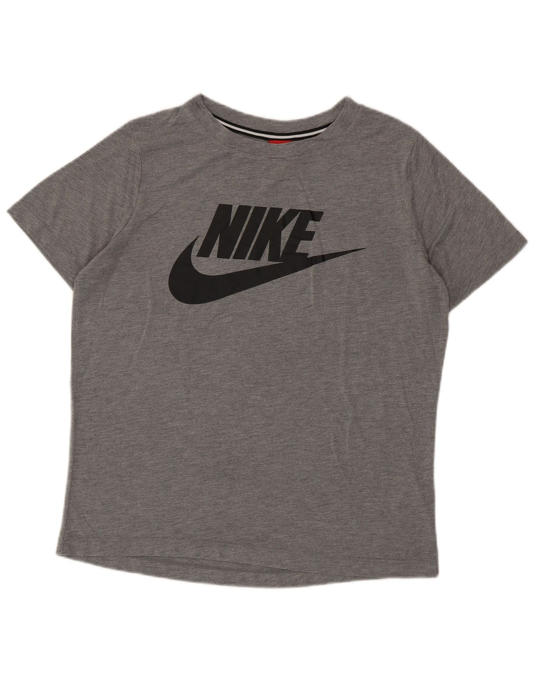 NIKE Herre grafisk grafisk T-shirt top mellemgrå polyester