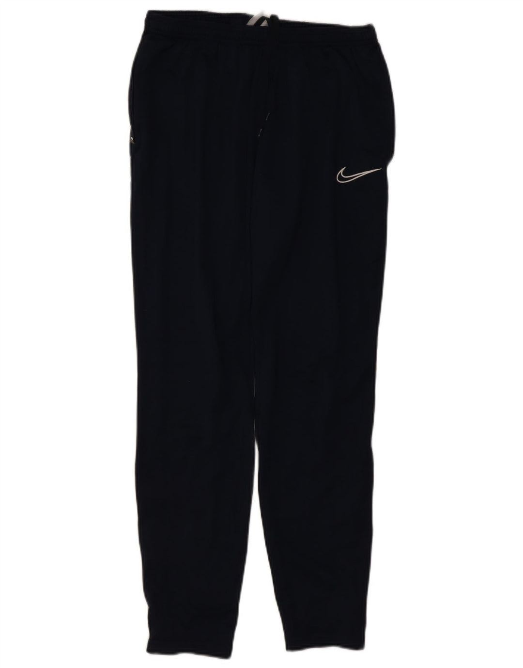 NIKE Mens Dri Fit Graphic Tracksuit Trousers Large  Navy Blue Polyester