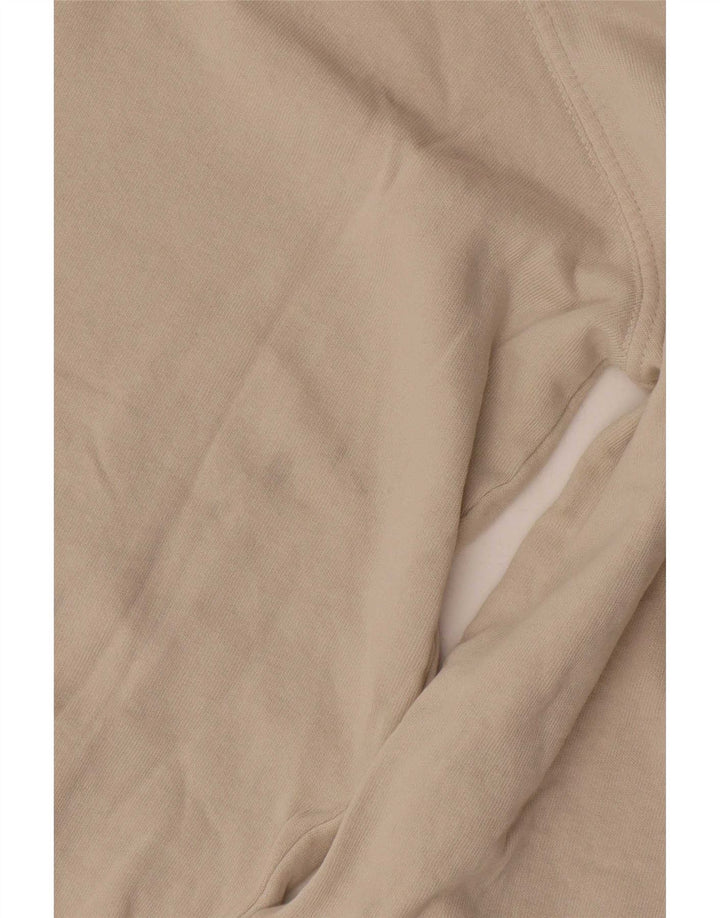 Zara Dame Grafisk Oversized Sweatshirt Jumper UK 10 Small Beige
