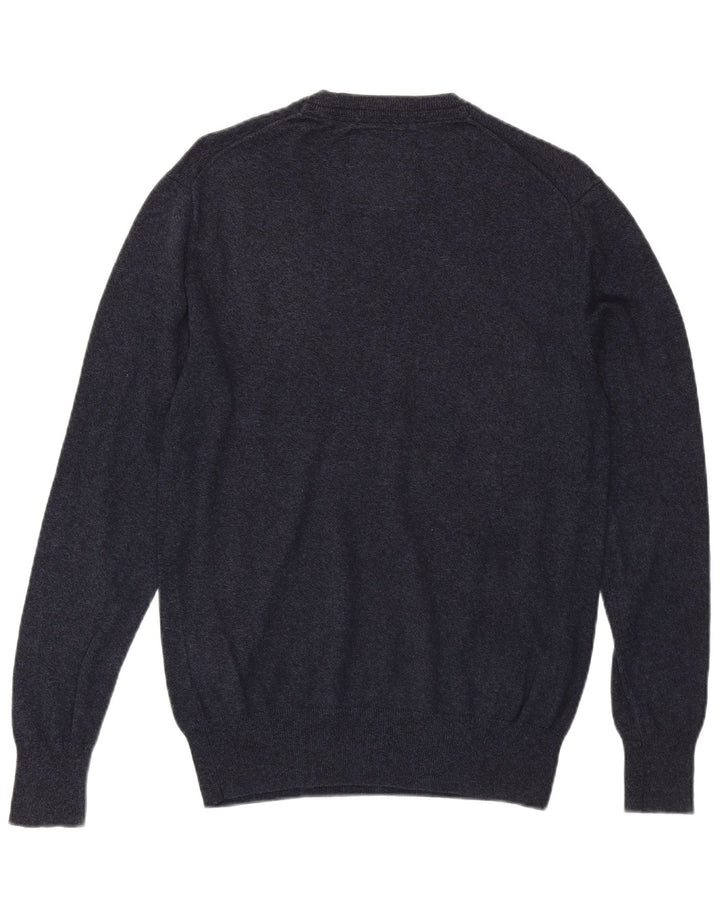 SUPERDRY Herre sweater med rund hals, medium marineblå bomuld