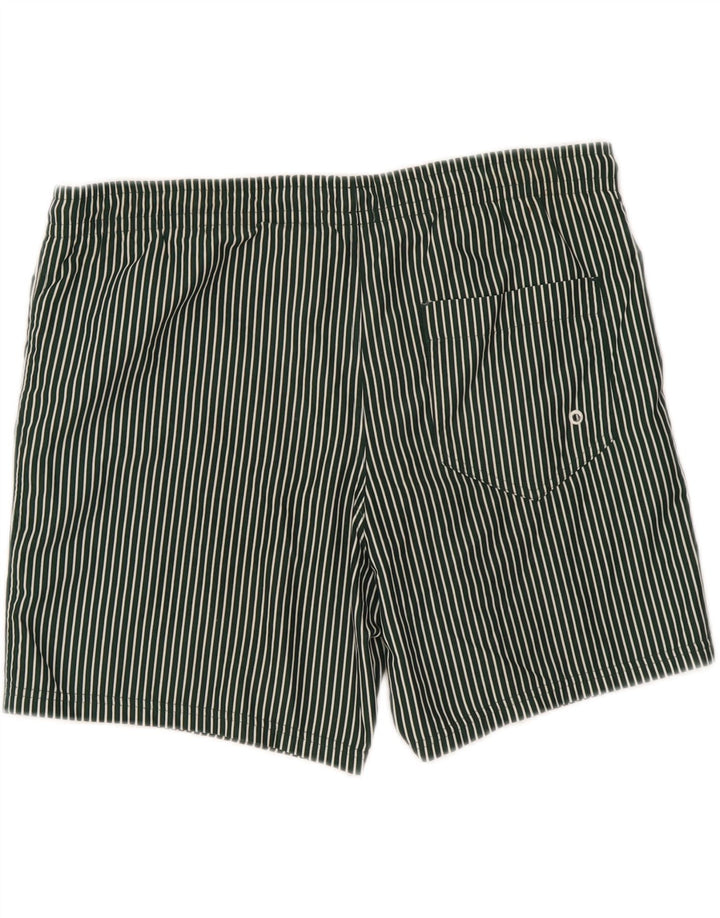 Benetton Badeshorts til mænd store grønstribede