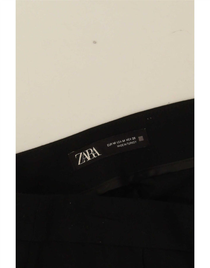 Zara Dame tilspidsede Casual Bukser Medium W28 L27 Sort