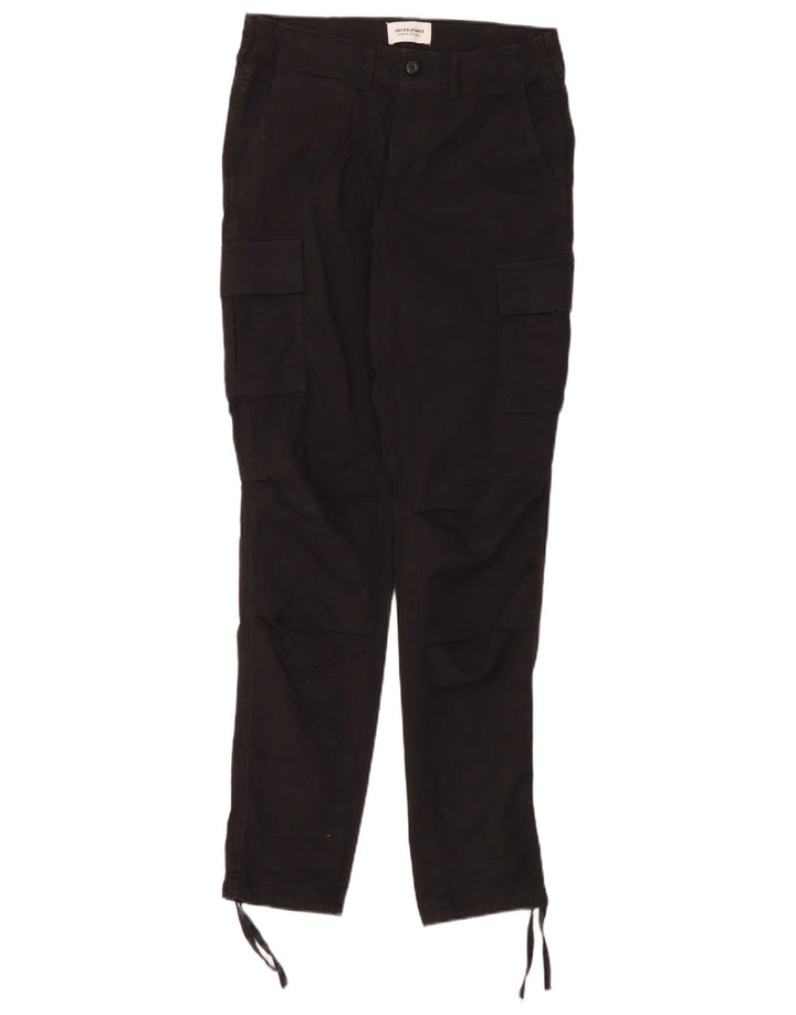 Jack & Jones Herre Slim Cargo Bukser W28 L32 Sort Bomuld