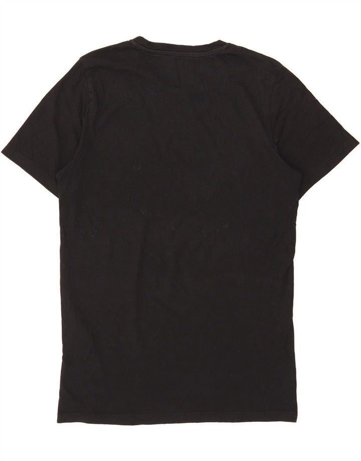 JACK & JONES Mens T-Shirt Top Medium Black Cotton Vintage Jack & Jones and Second-Hand Jack & Jones from Messina Hembry 