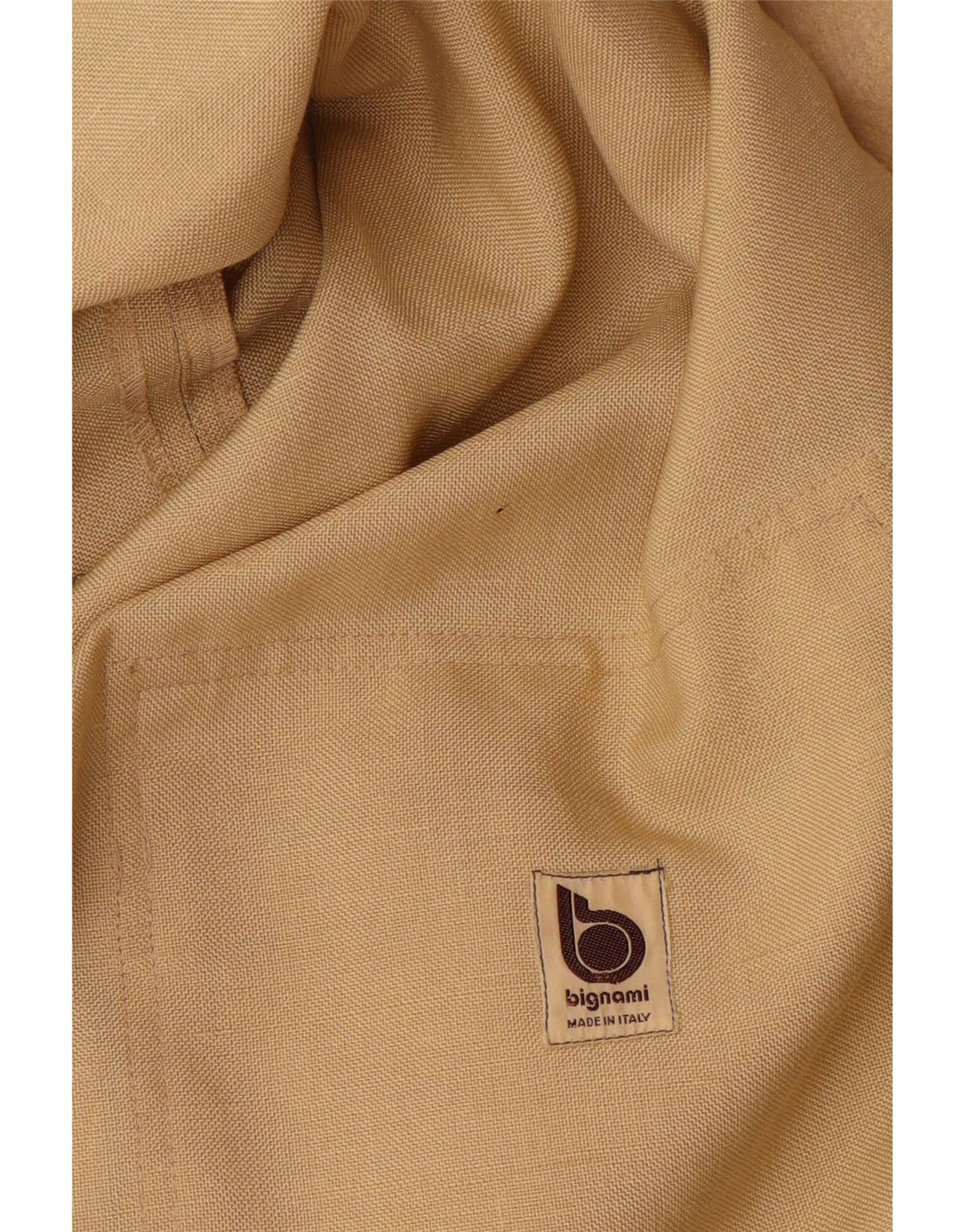 BIGNAMI Mens Military 3 Button Blazer Jacket UK 40 Large Beige
