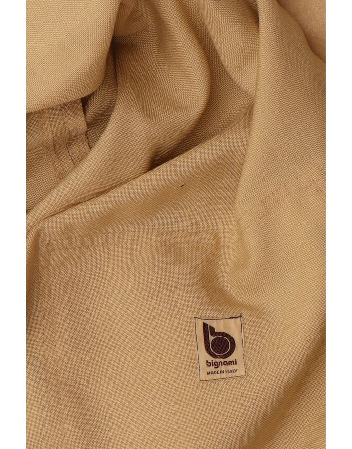 BIGNAMI Mens Military 3 Button Blazer Jacket UK 40 Large Beige