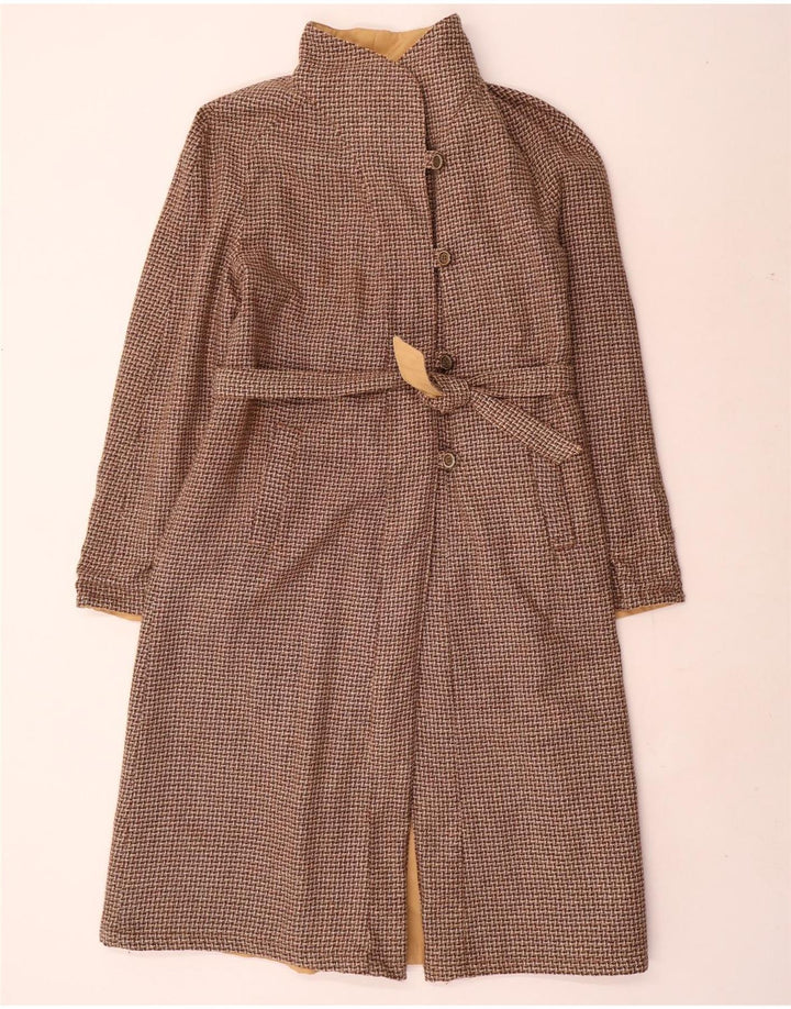 Vintage vendbar overfrakke til kvinder IT 42 Medium Beige