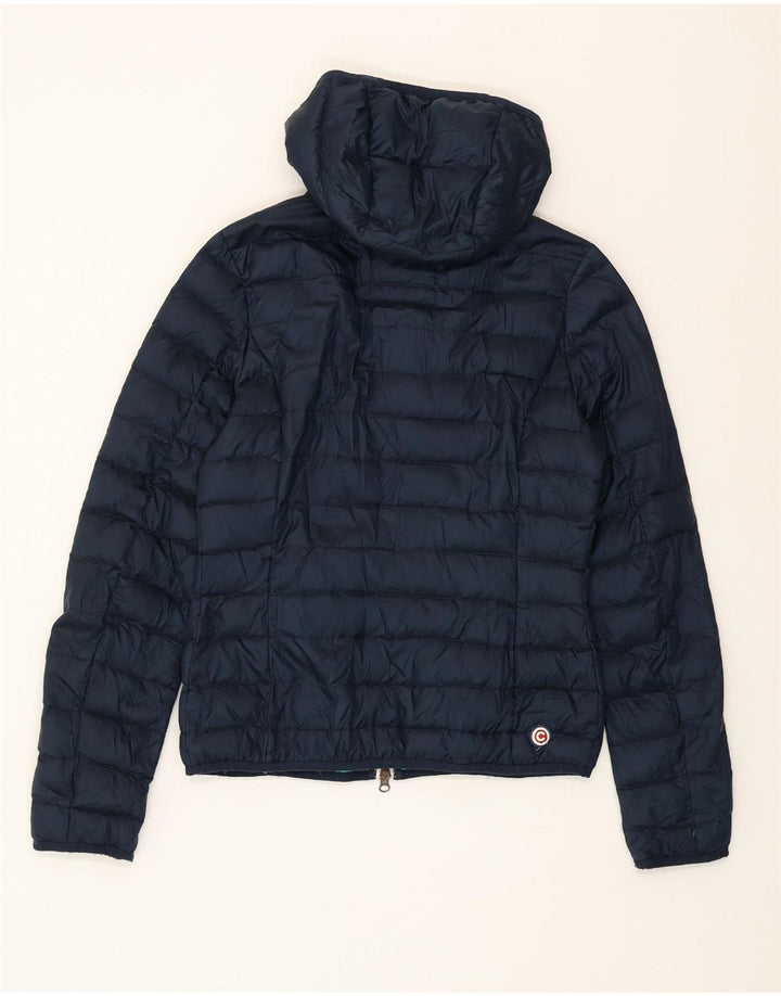 COLMAR Polstret hættejakke til kvinder IT 42 Medium Navy Blue