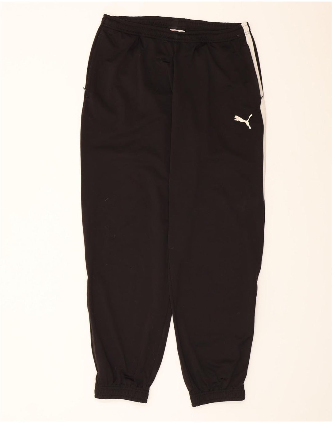 PUMA Mens Tracksuit Trousers Joggers  XL  Black Polyester Vintage Puma and Second-Hand Puma from Messina Hembry 