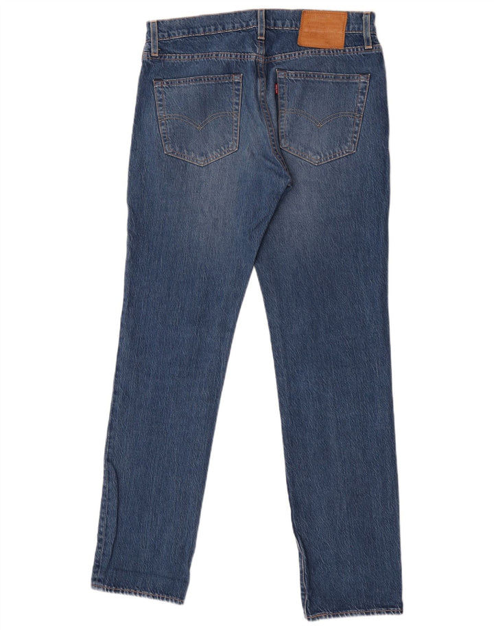 Levi's Womens 511 Distressed Slim Jeans W31 L32 Blå Bomuld