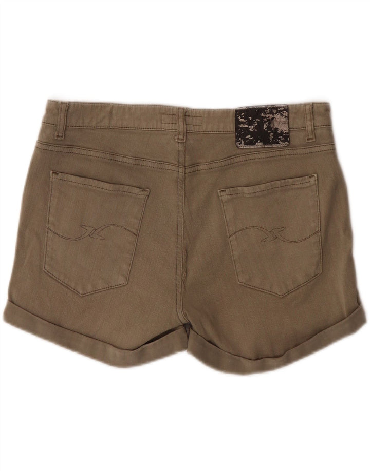 TRUSSARDI Womens Denim Shorts W29 Medium  Khaki Cotton Vintage Trussardi and Second-Hand Trussardi from Messina Hembry 
