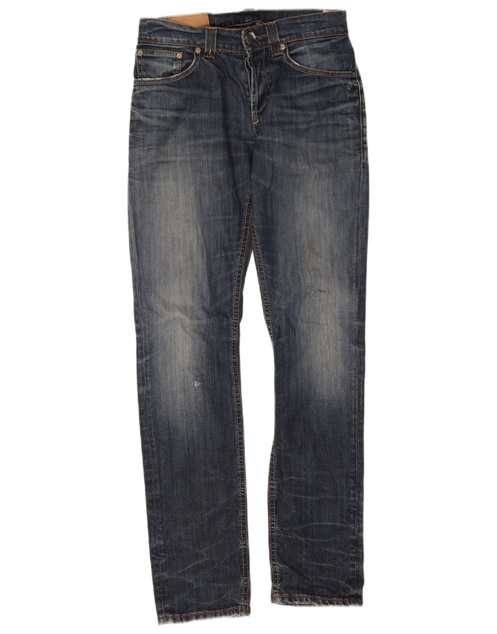 Dondup Dame Slim Jeans W30 L32 Blå Bomuld