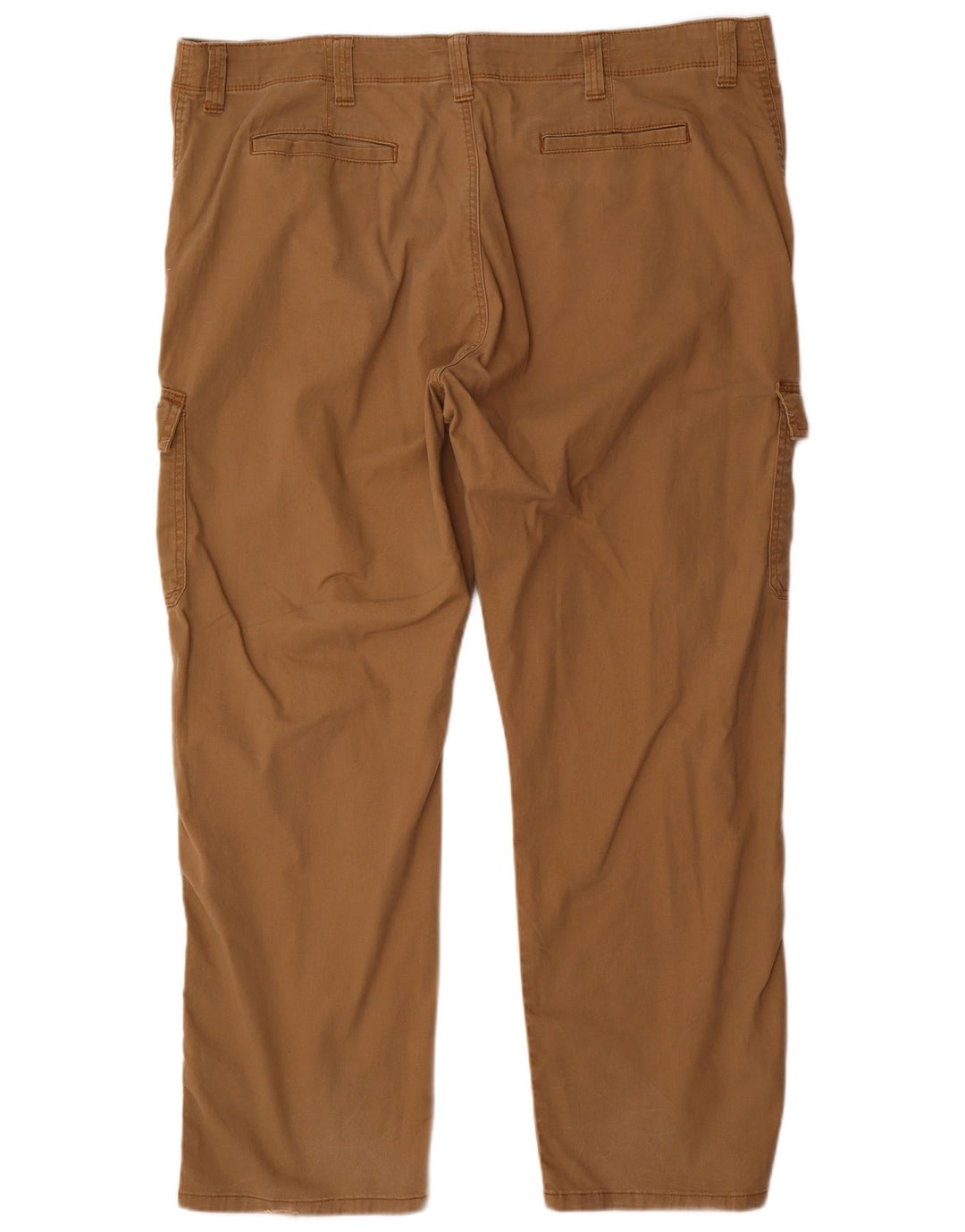 Wrangler Straight Cargo bukser til mænd W44 L32 brun bomuld