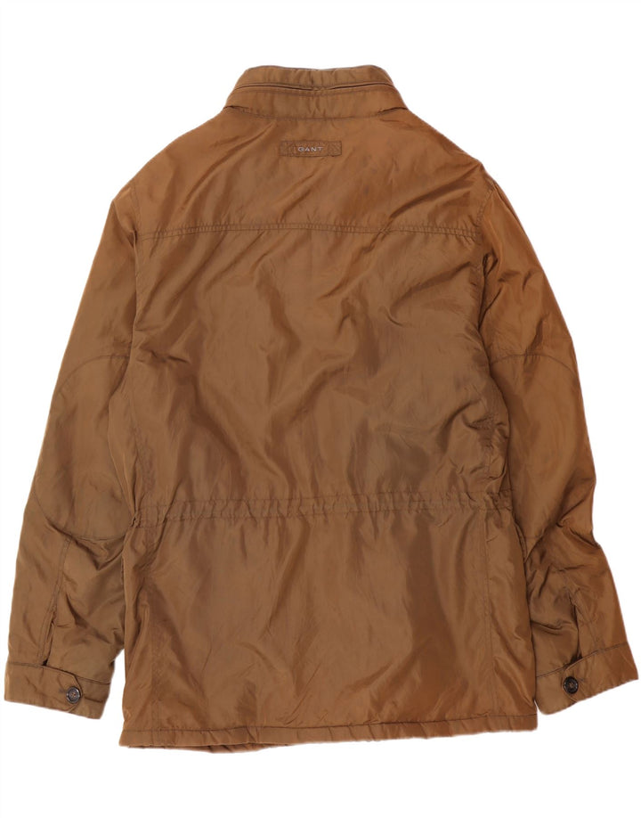 GANT Herre Hooded Utility Jacket UK 42 XL Brun Nylon Classic