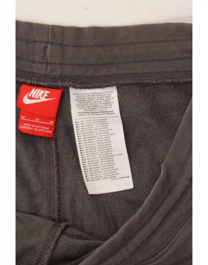 Nike Herre grafiske sportsshorts mellemgrå bomuld