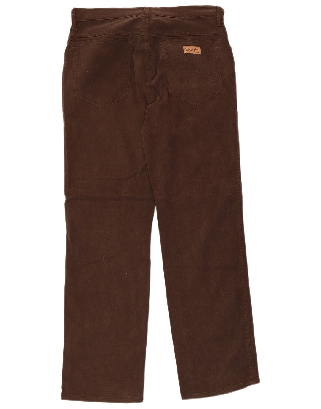 WRANGLER Straight Casual Bukser til mænd W32 L30 Brun Bomuld