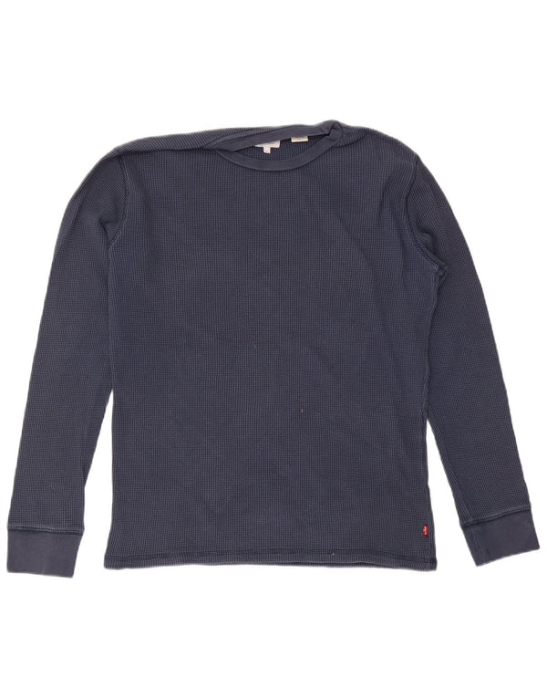 Levi's herre top langærmet lille marineblå