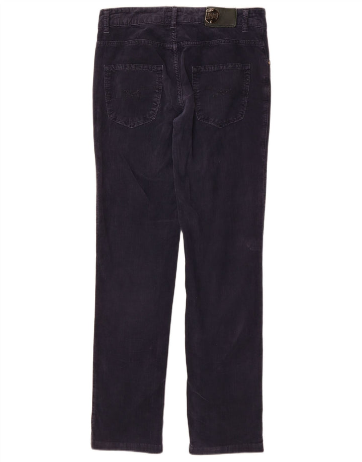 Trussardi Dame Slim Corduroy Bukser W26 L29 Navy Blue