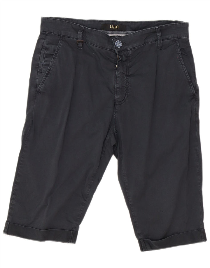 Liu Jo Herre Bermuda Shorts IT 48 Medium W32 Marineblå Bomuld