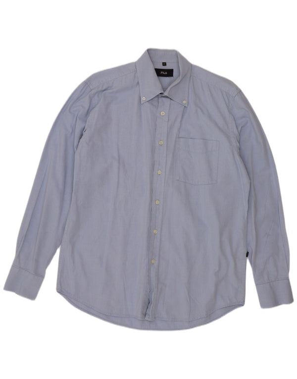 Fila Herreskjorte str. 41 Large Blue Cotton