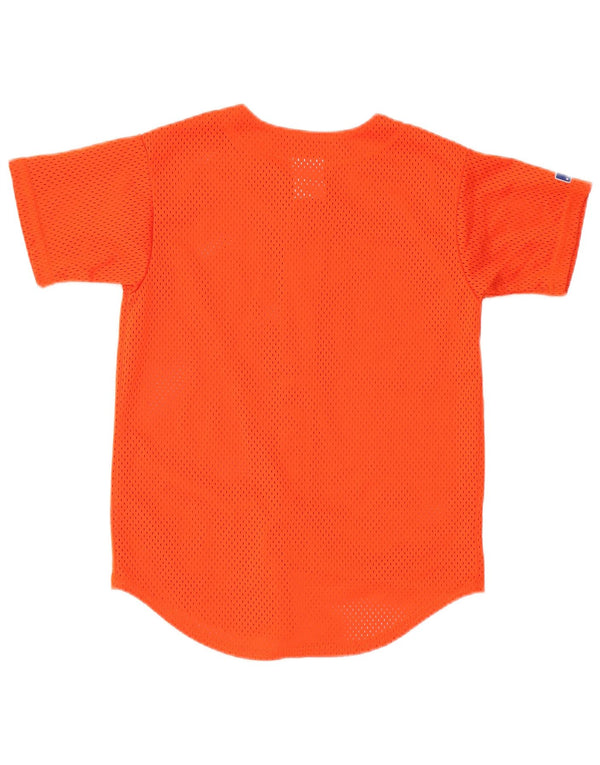 Majestic Boys Mets Grafisk Jersey Top 13-14 år Medium Orange Polyester