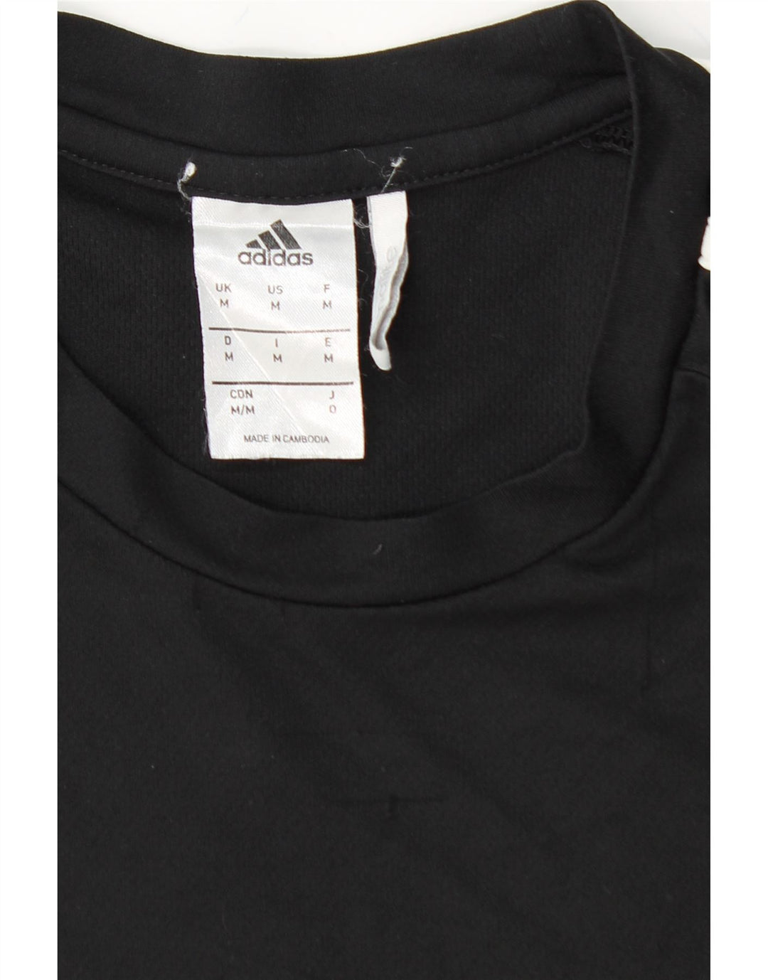 ADIDAS Womens Climalite T-Shirt Top UK 14 Medium Black Polyester