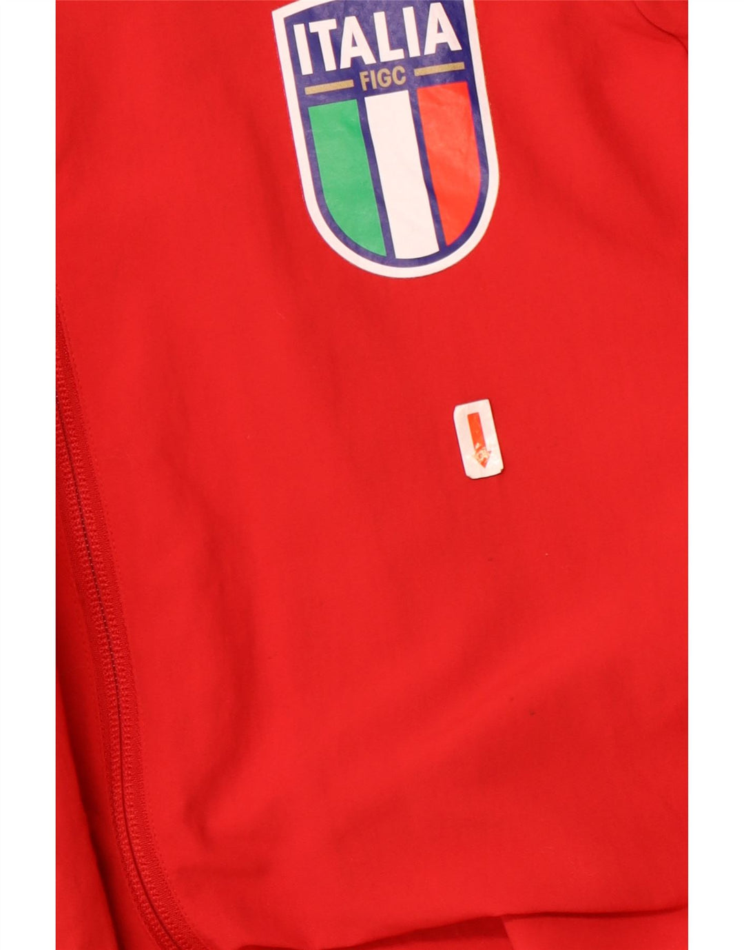 Adidas Herre Italia Træningsdragt Topjakke Stor Rød Polyamid