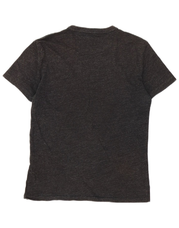 POLO RALPH LAUREN Herre Custom Slim Fit T-Shirt Top Lille Grå Flecked