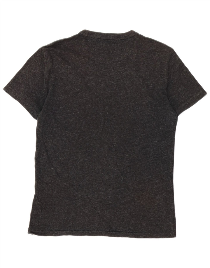 POLO RALPH LAUREN Herre Custom Slim Fit T-Shirt Top Lille Grå Flecked