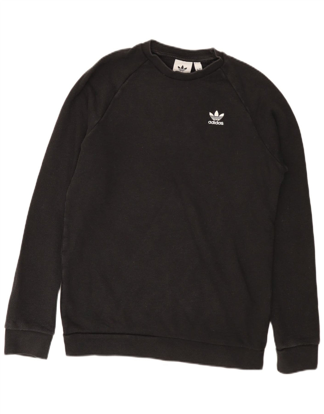 Adidas Sweatshirt-trøje til mænd, lille sort bomuld