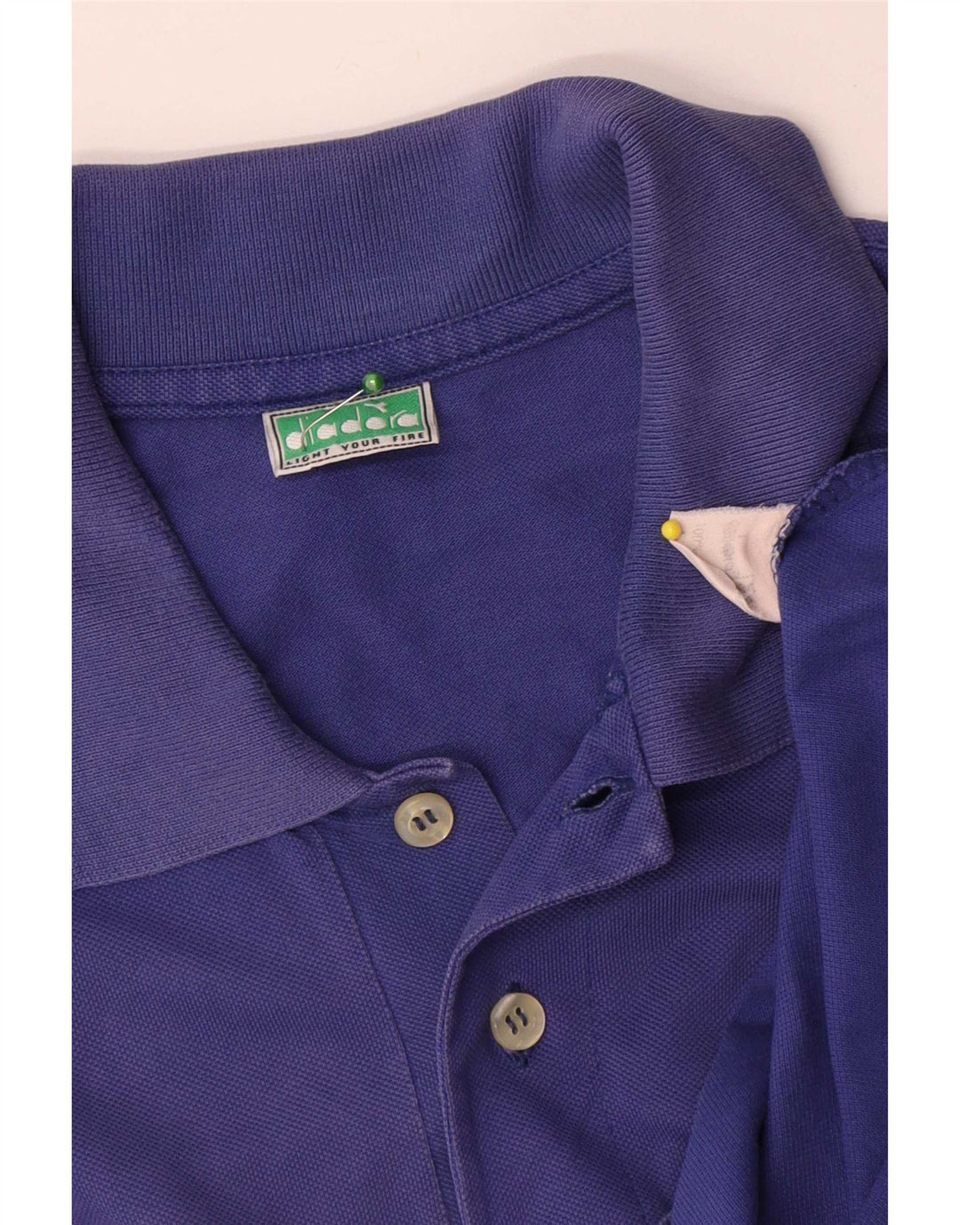 Diadora herre poloskjorte medium lilla bomuld