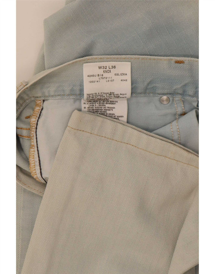 Lee Herre Knox Straight Jeans W32 L36 Blå Bomuld