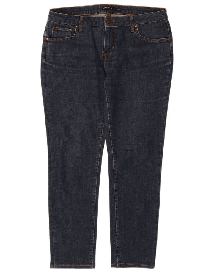 Zara Dame Slim Jeans EU 46 2XL W36 L28 Marineblå