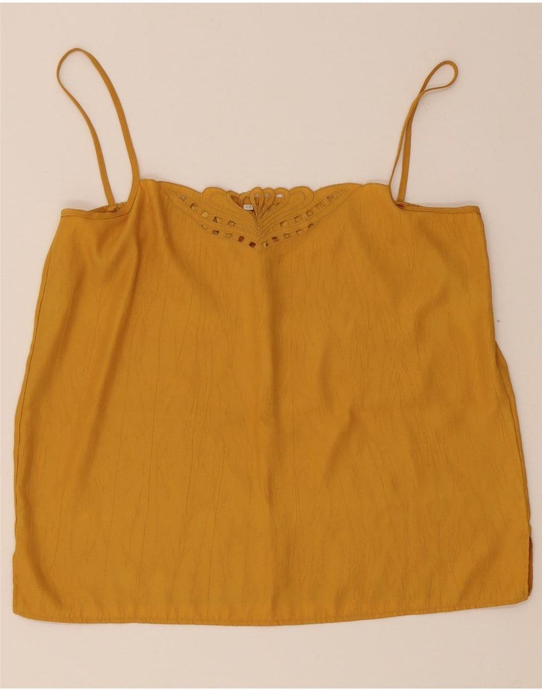 Vintage Dame Cami Top IT 42 Medium Gul