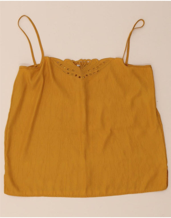 Vintage Dame Cami Top IT 42 Medium Gul